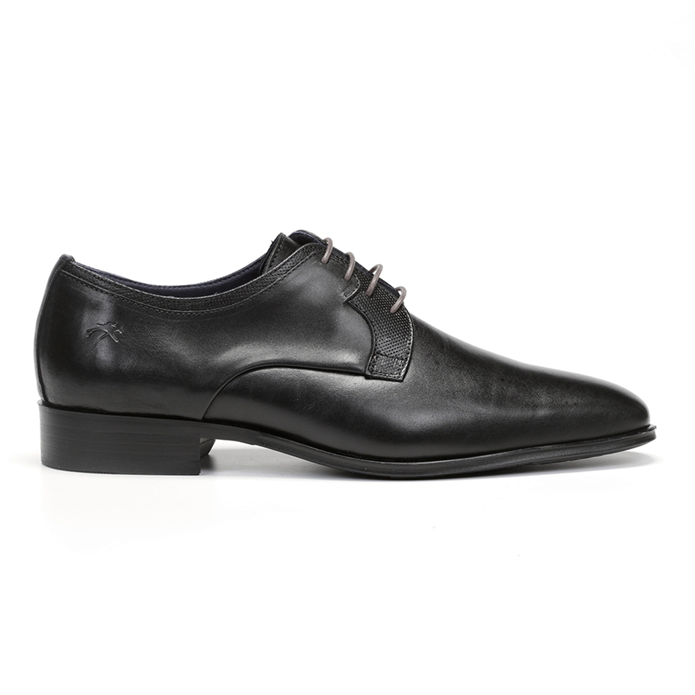 Zapato Fluchos 9668 Memory Placa Negro Hombre
